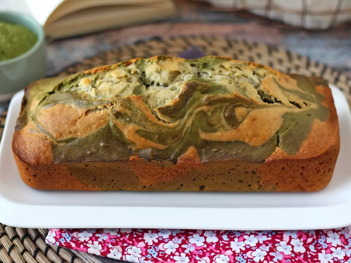 Marmorkage med matcha-te - foto 2