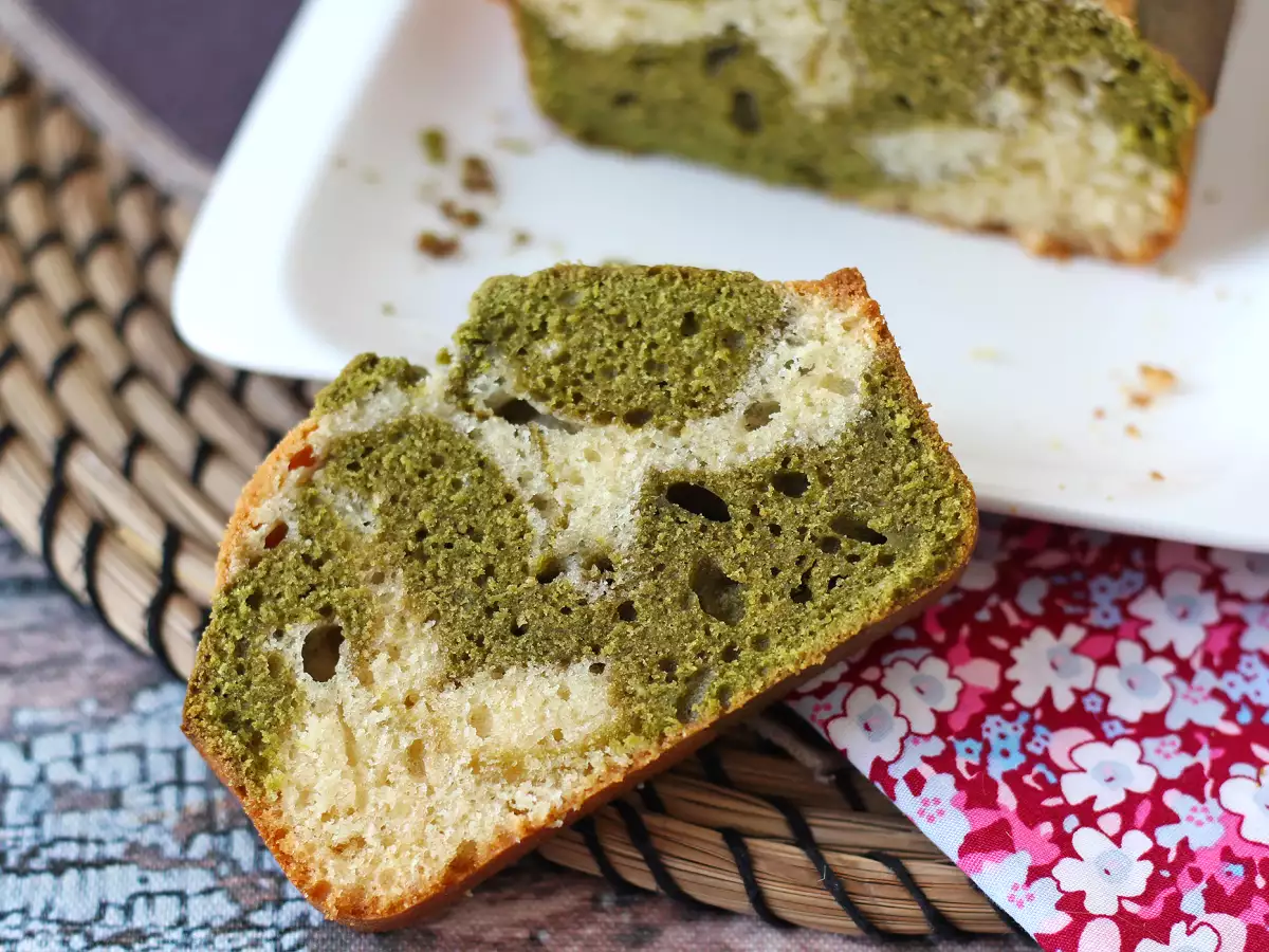 Marmorkage med matcha-te - foto 5
