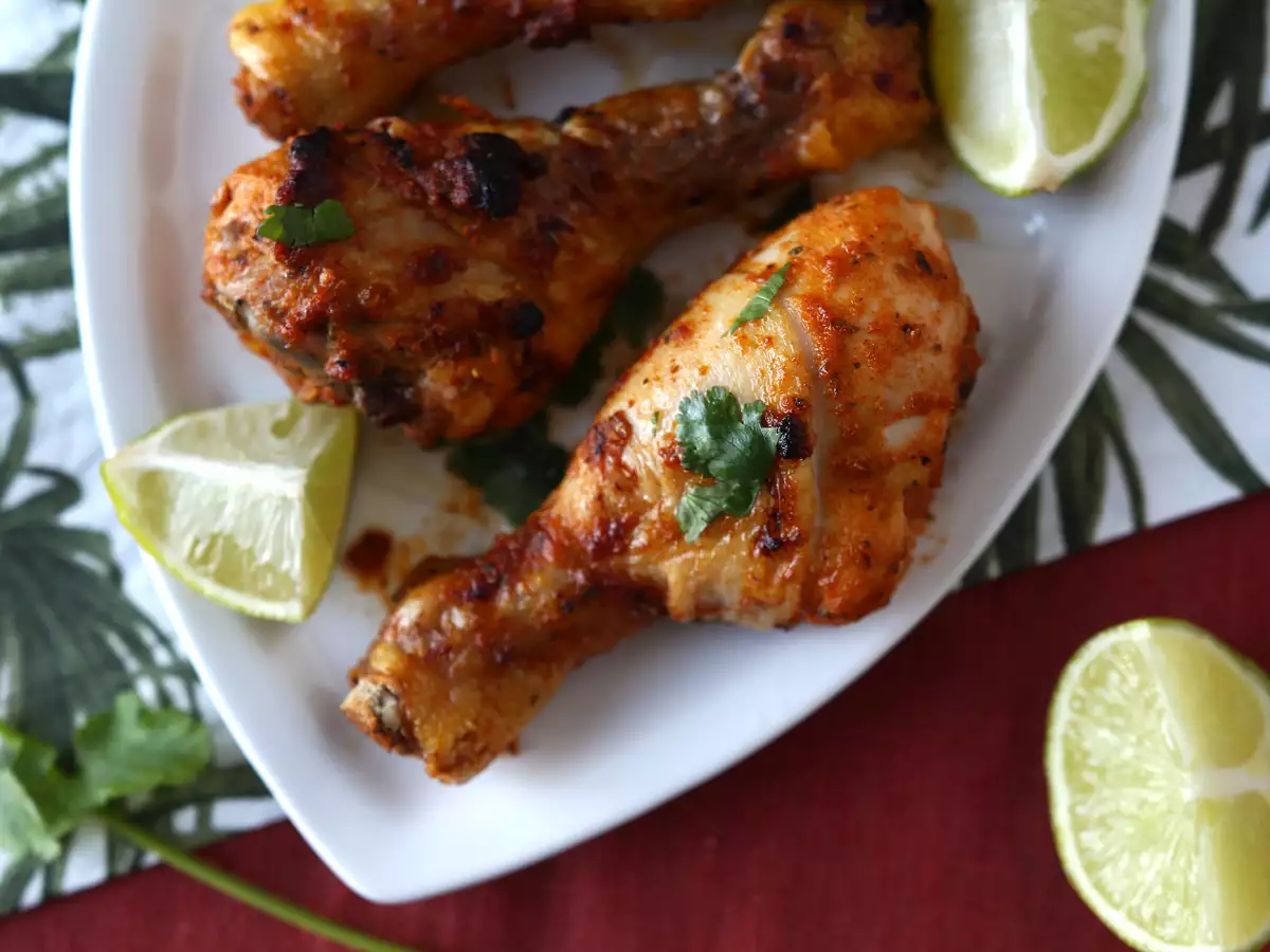 Mexicanske kyllingeunderlår med en lækker marinade - foto 2