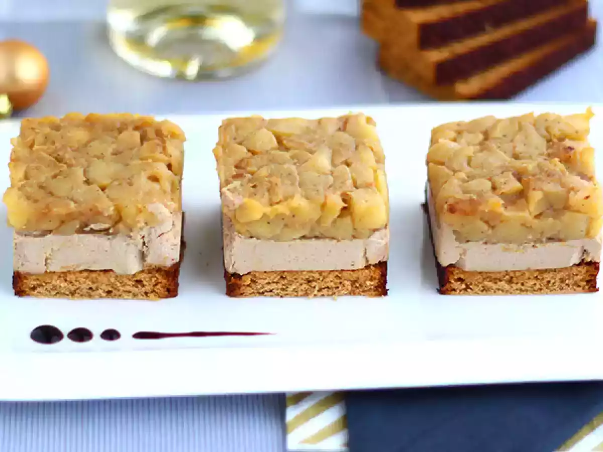 Mini foie gras-tatiner