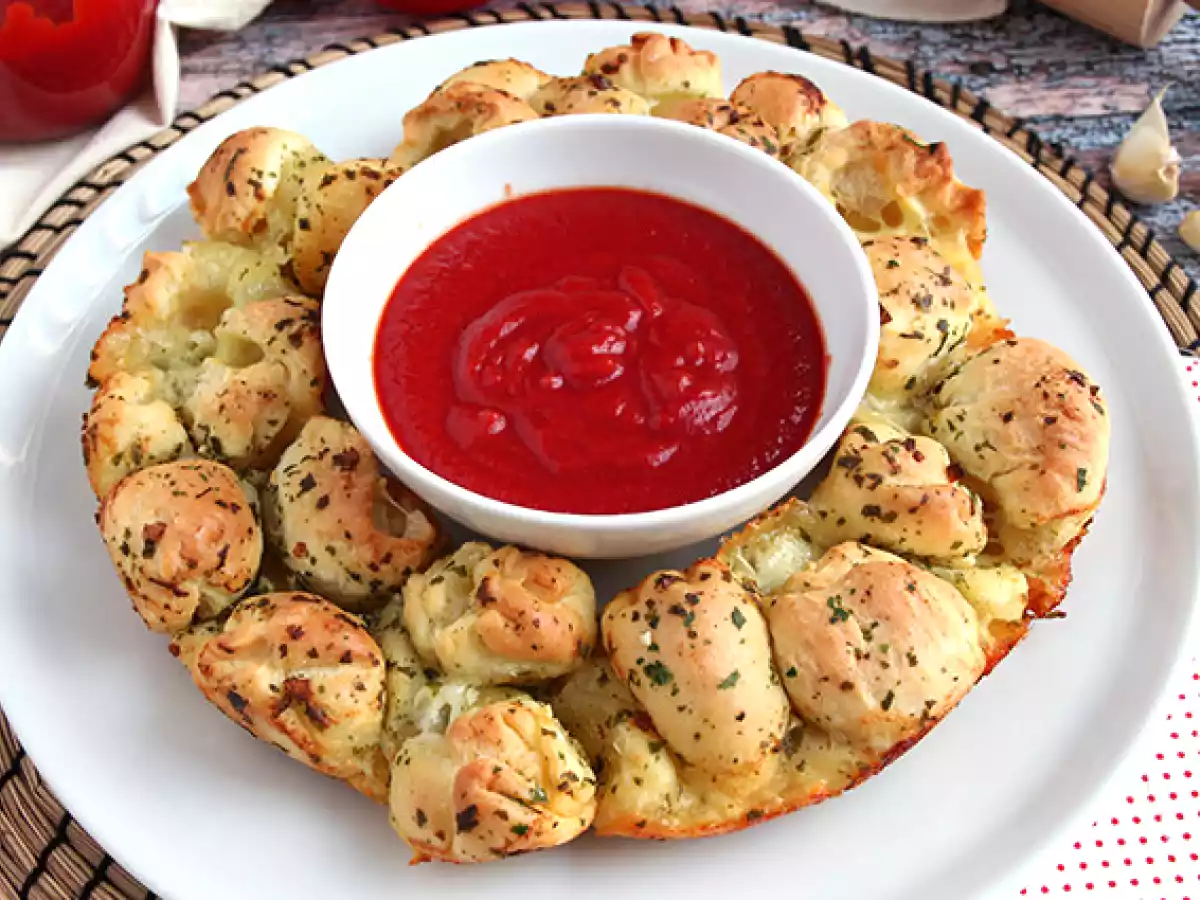 Mozzarella-fyldt pizzakrone - foto 2