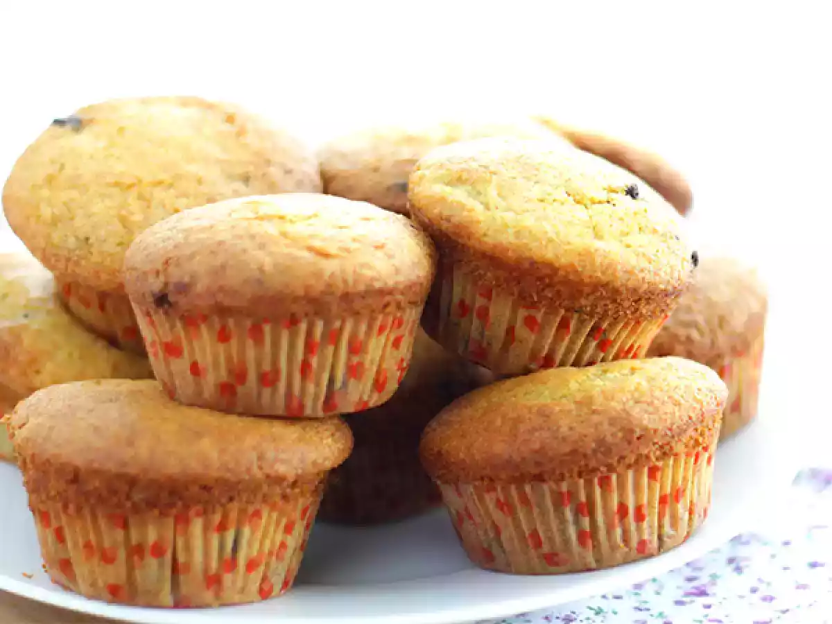 Muffins med chokoladestykker, den amerikanske opskrift - foto 2