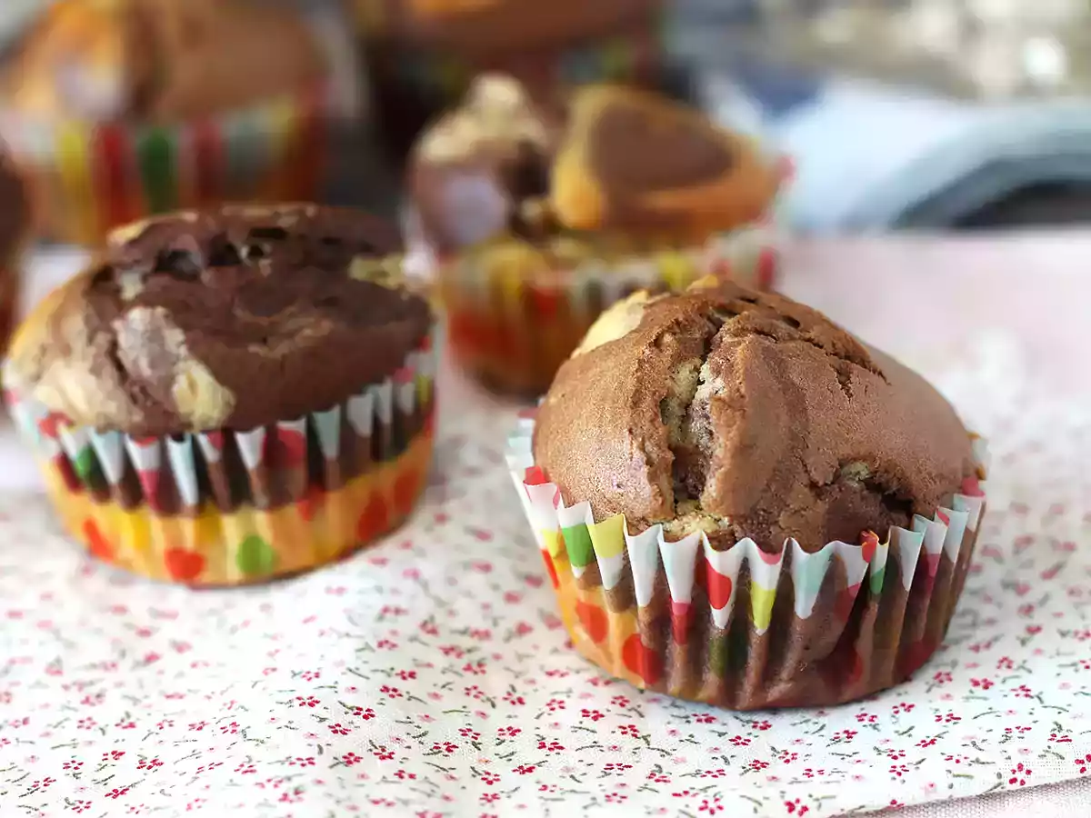 Muffins med marmor - foto 2