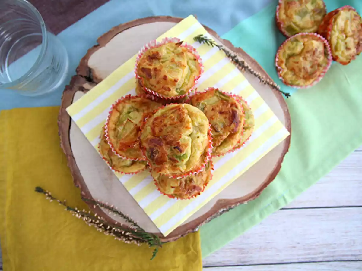 Muffins med porrefondue - foto 5