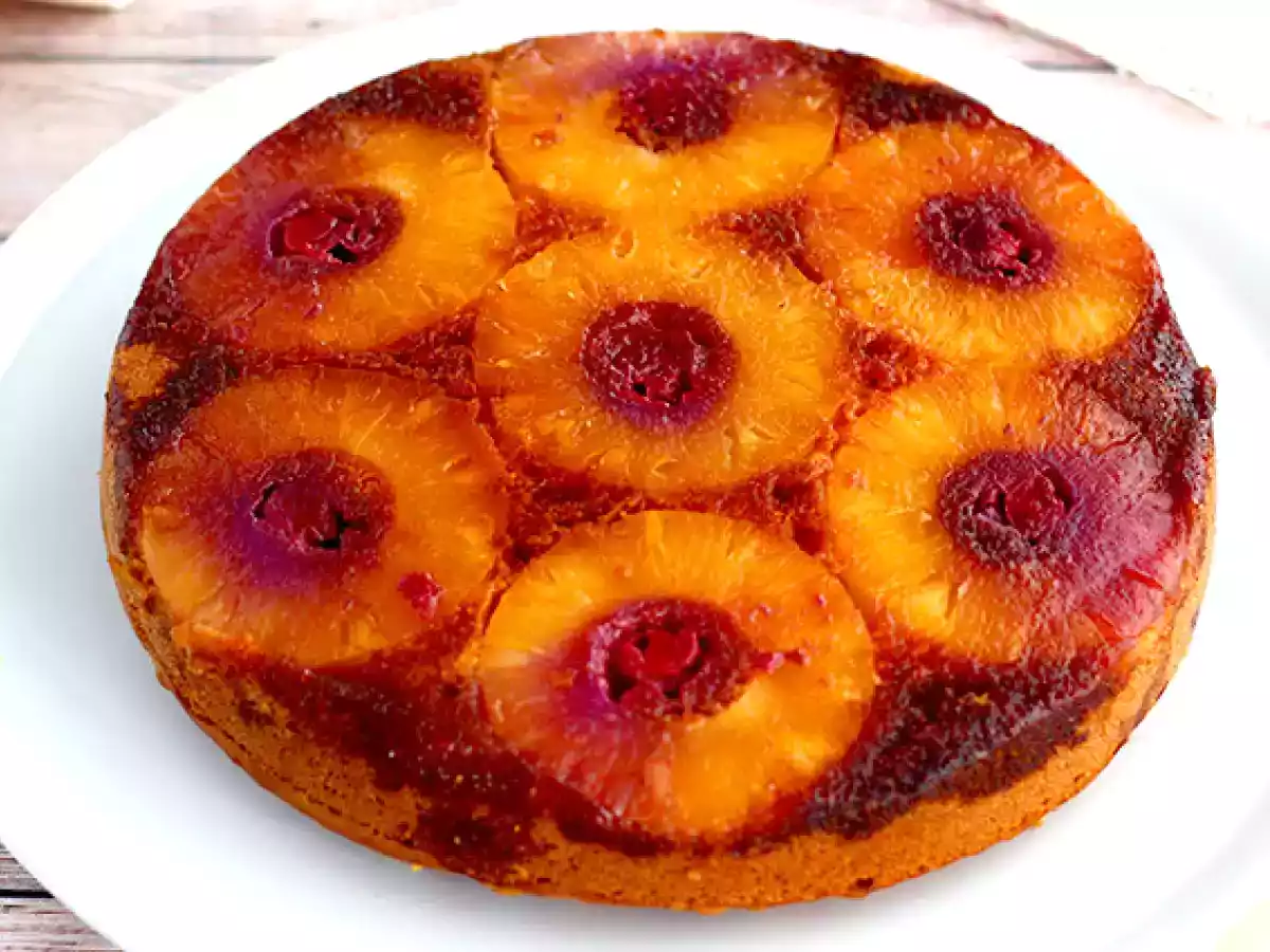 Nem ananas upside-down kage