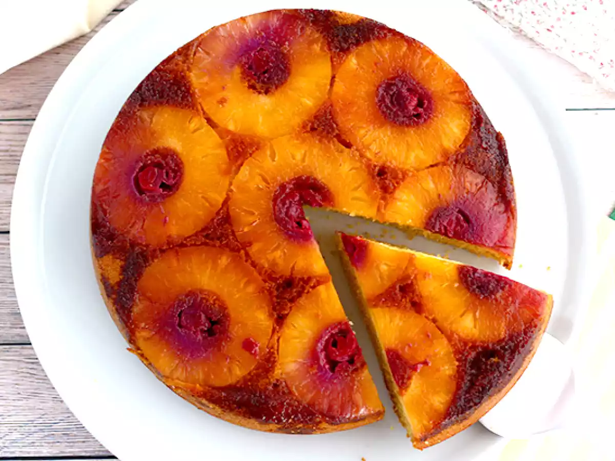 Nem ananas upside-down kage - foto 2