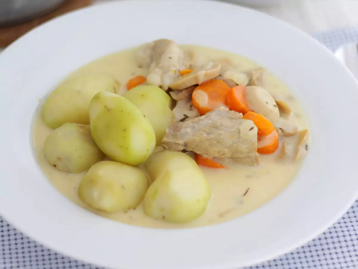 Nem blanquette de veau – fransk kalvefrikassé