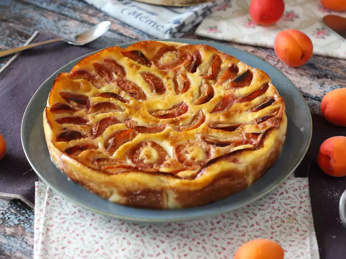 Nem clafoutis med abrikoser - foto 3