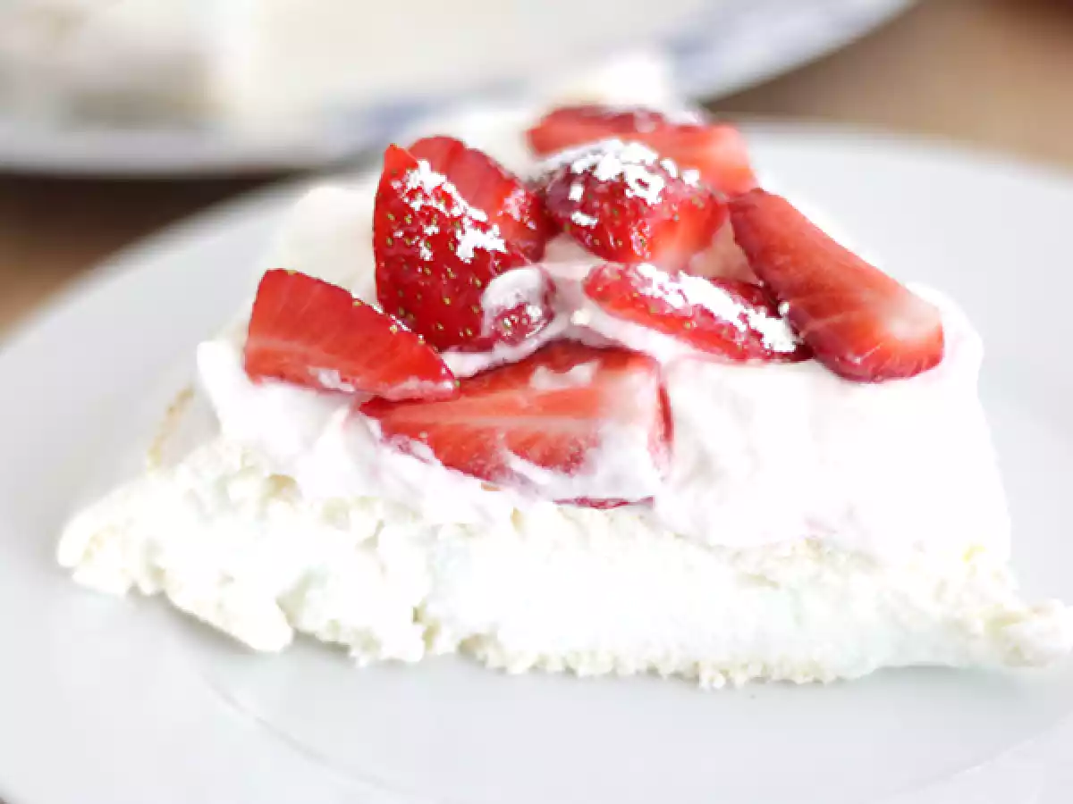 Nem jordbær-pavlova - foto 3