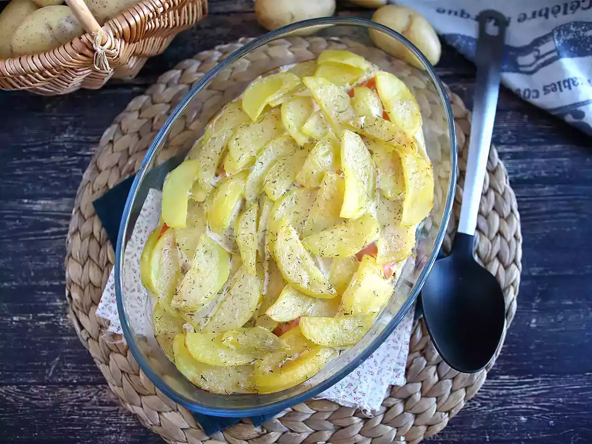 Nem kartoffel- og røget laksegratin! - foto 4