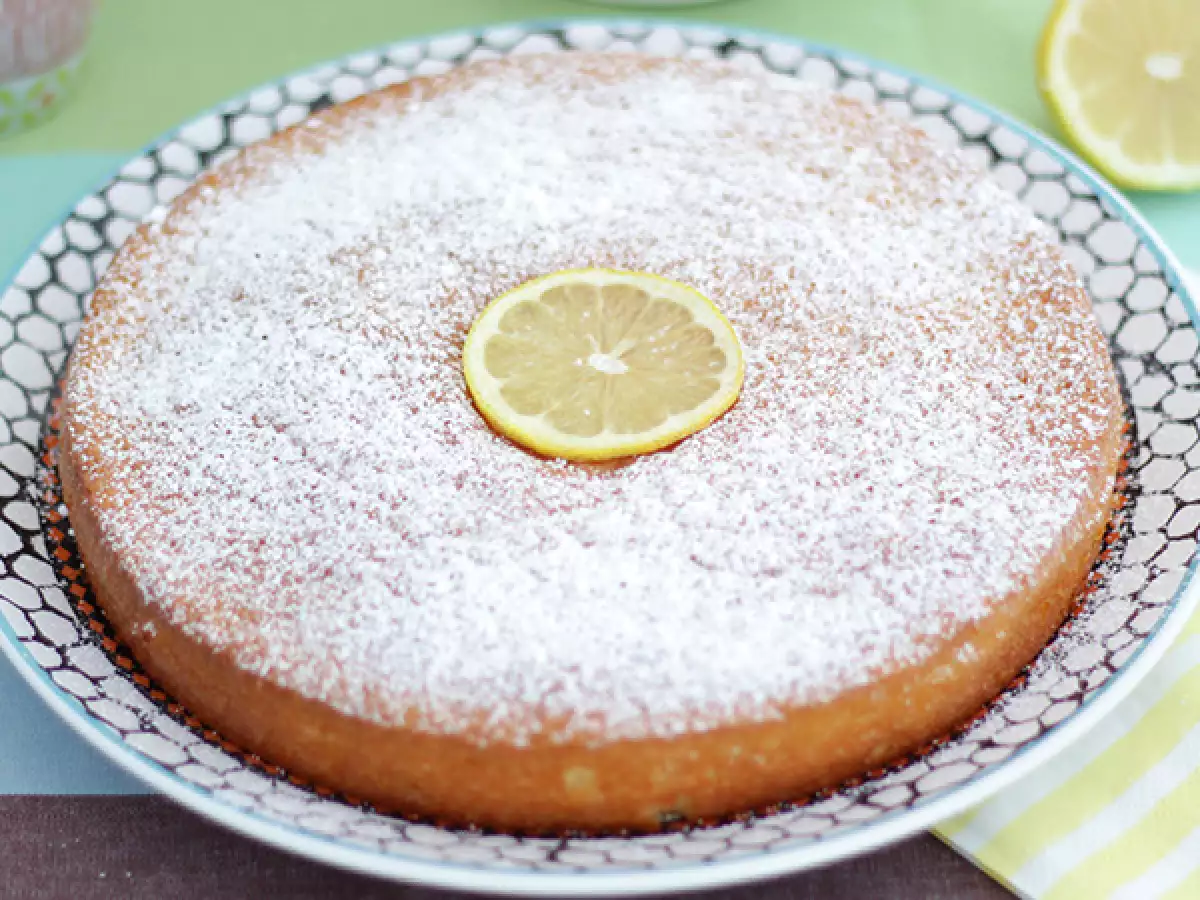 Nem og saftig citronkage - foto 4
