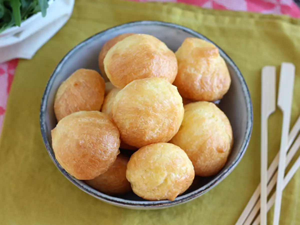 Nem opskrift på gougères med ost - foto 3