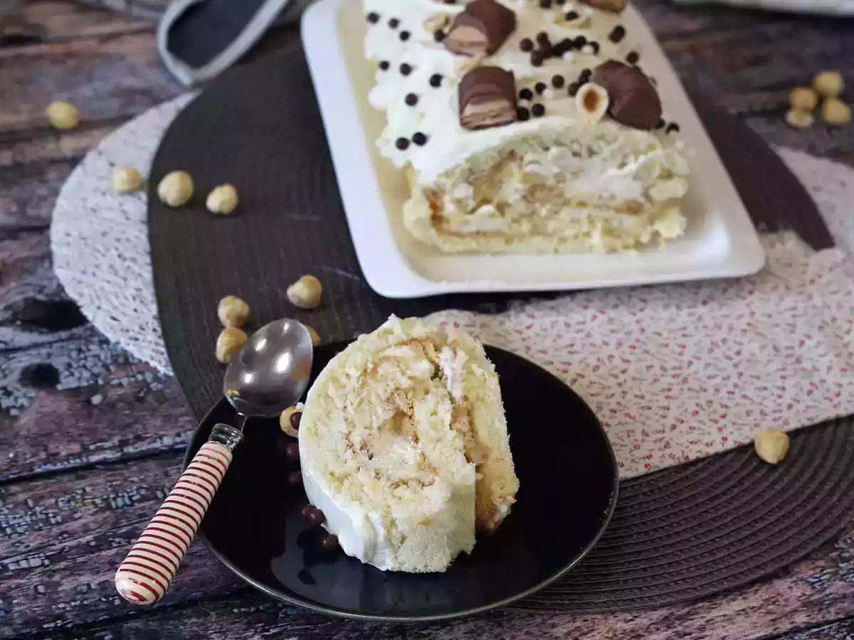 Nem rulle med Kinder Bueno-smag, perfekt som fødselsdagskage eller julekugle! - foto 5