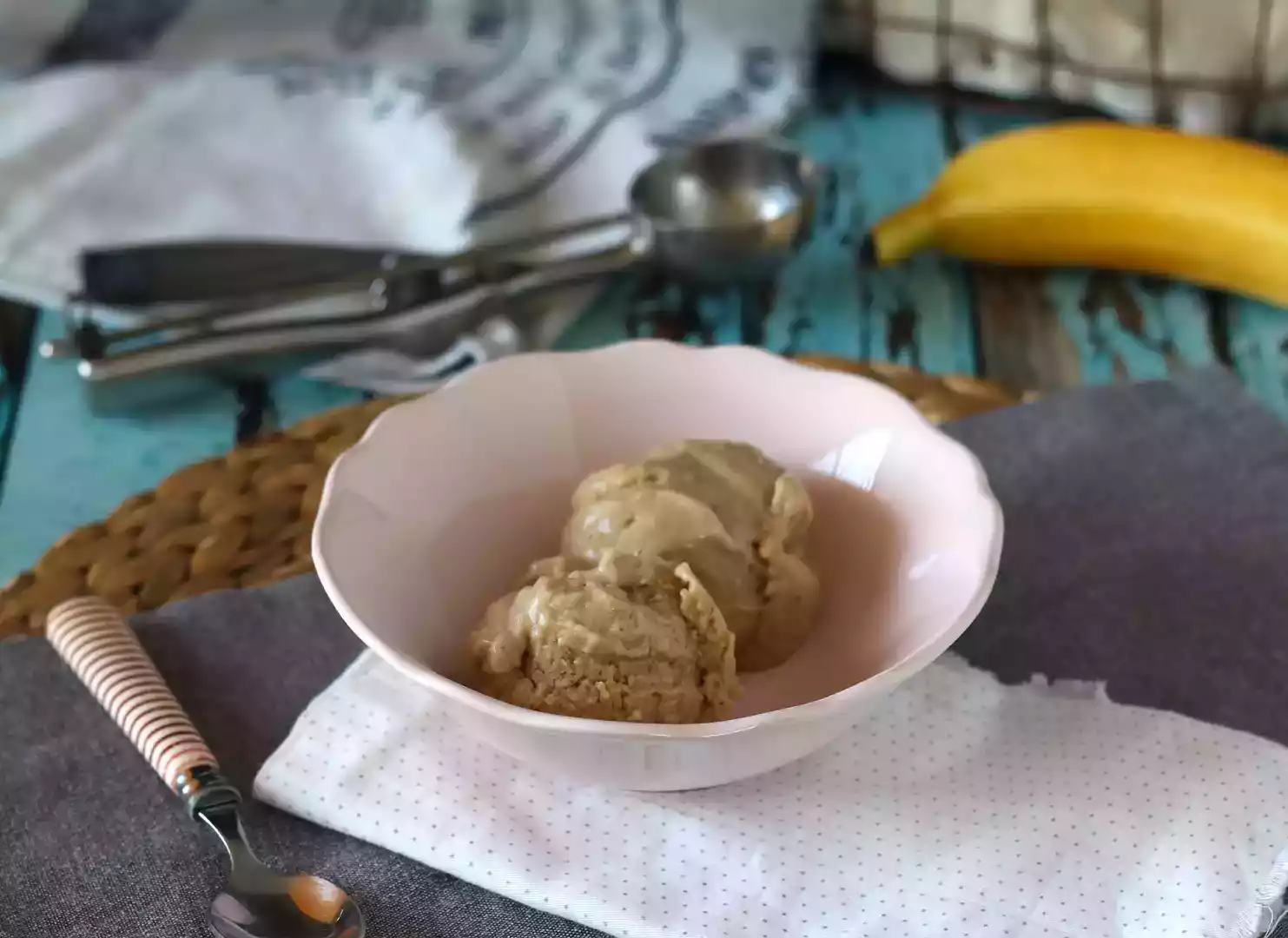 Nice cream banana, vegansk is med bananer! ingen ismaskine