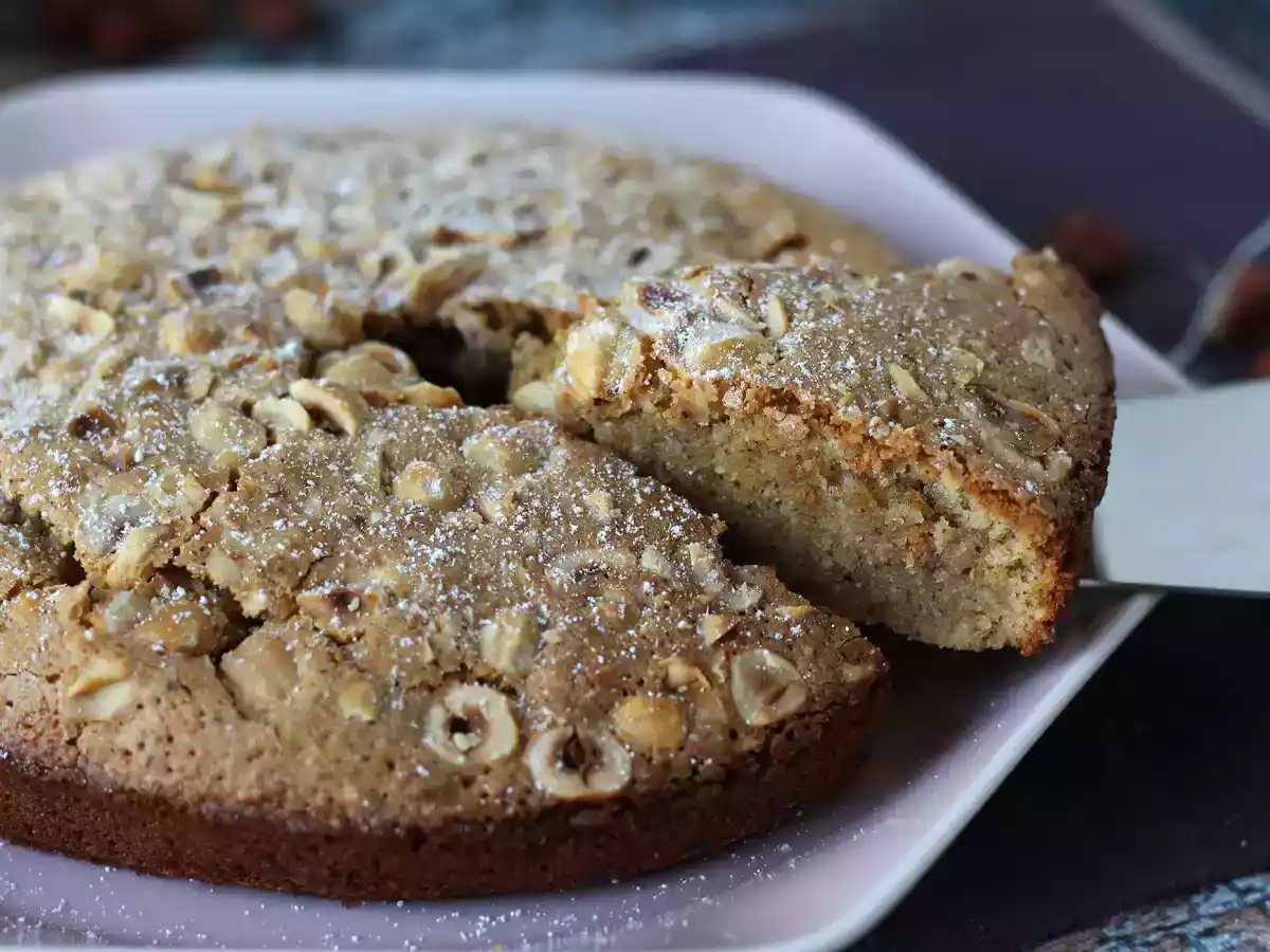 Noisetier, den sprøde, smeltende hasselnøddekage med 5 ingredienser! - foto 6