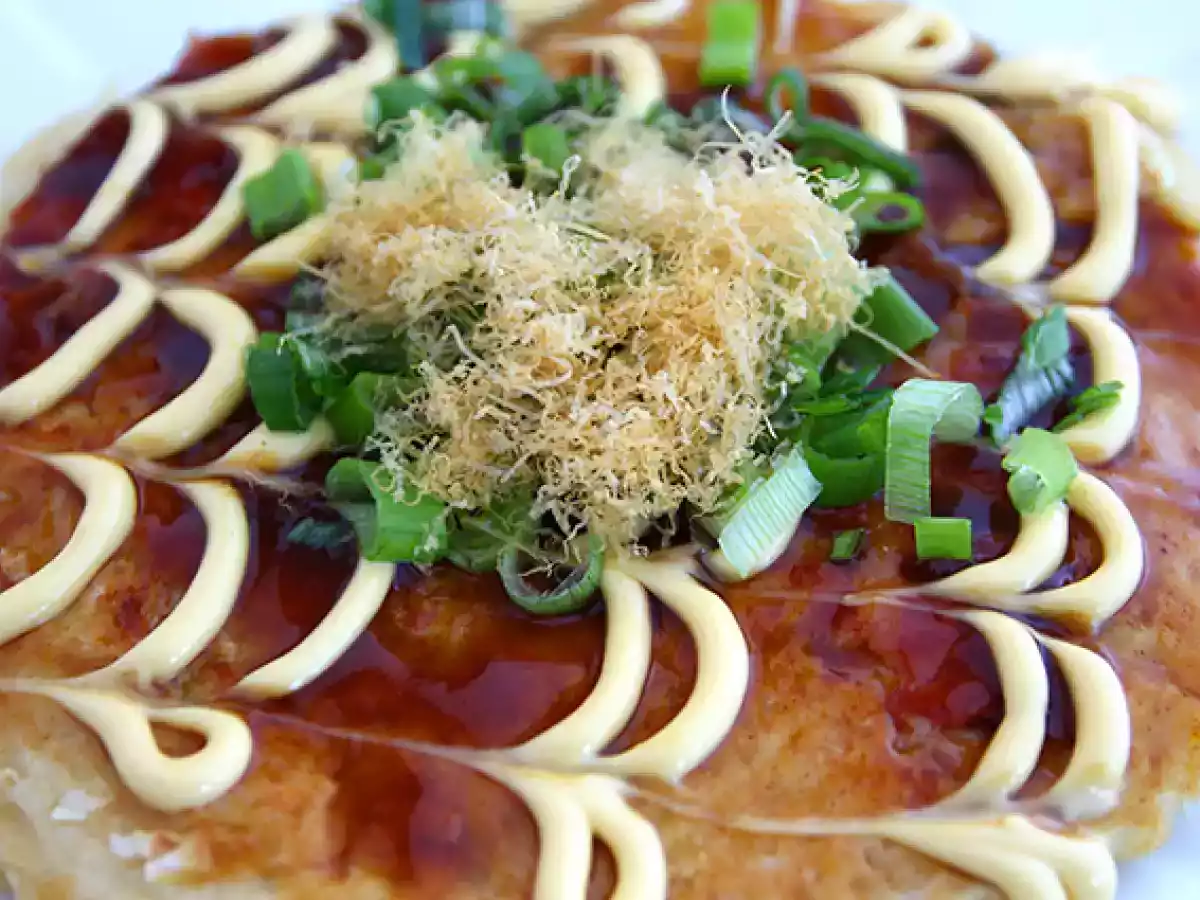 Okonomiyaki - japansk omelet - foto 2