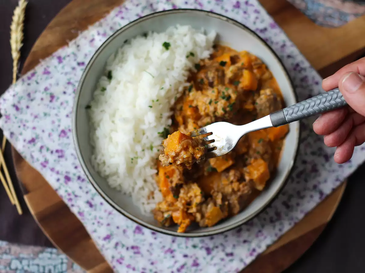 One-pot-ret med græskar og hakket kød: cremet og varmende - foto 3