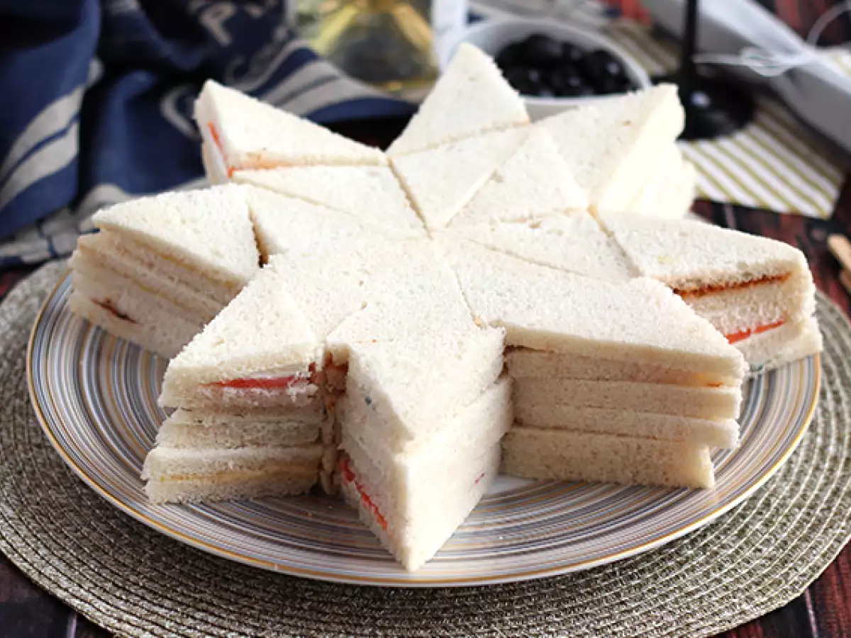 Origami-stjernebrød med overraskelsesfyld