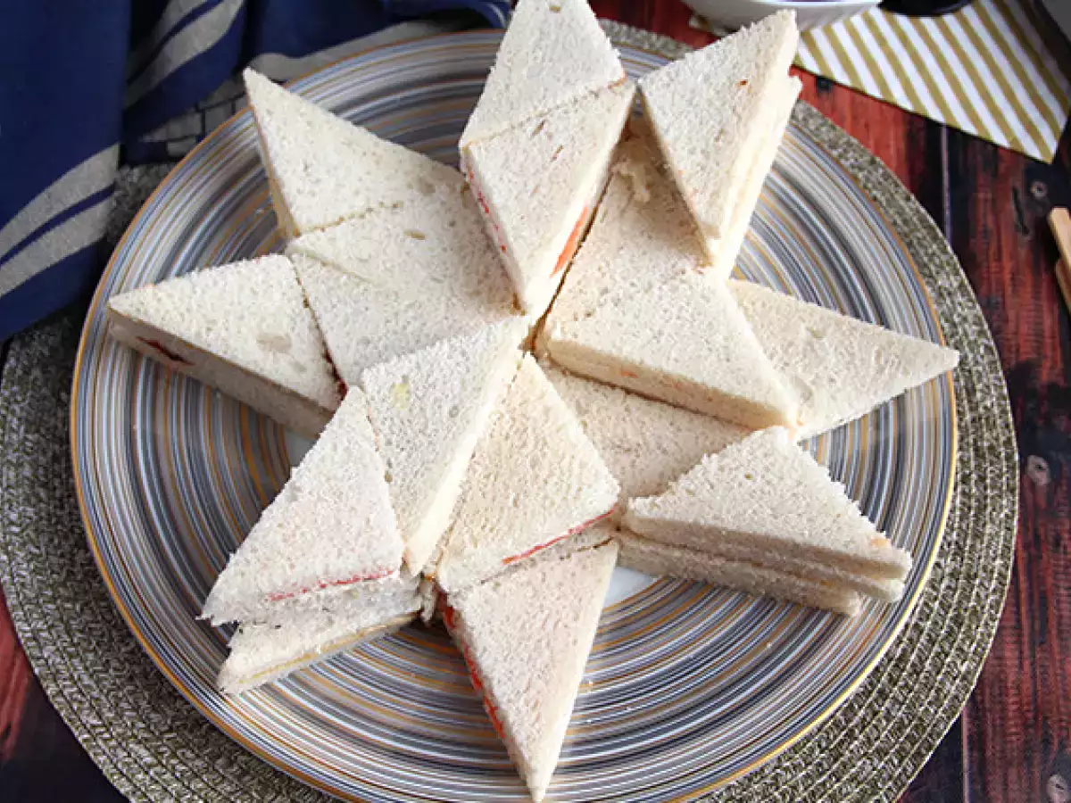 Origami-stjernebrød med overraskelsesfyld - foto 2