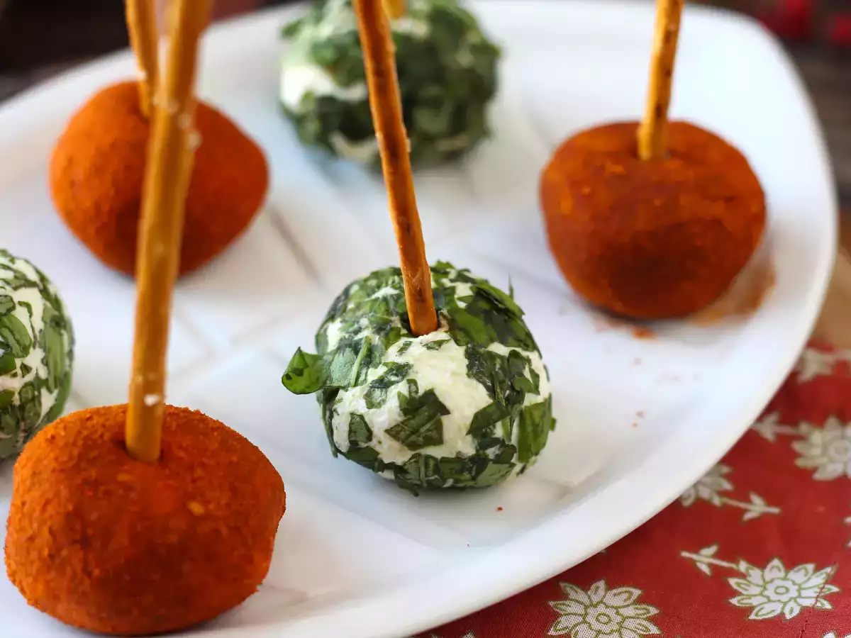 Ostekugler til aperitif - foto 3