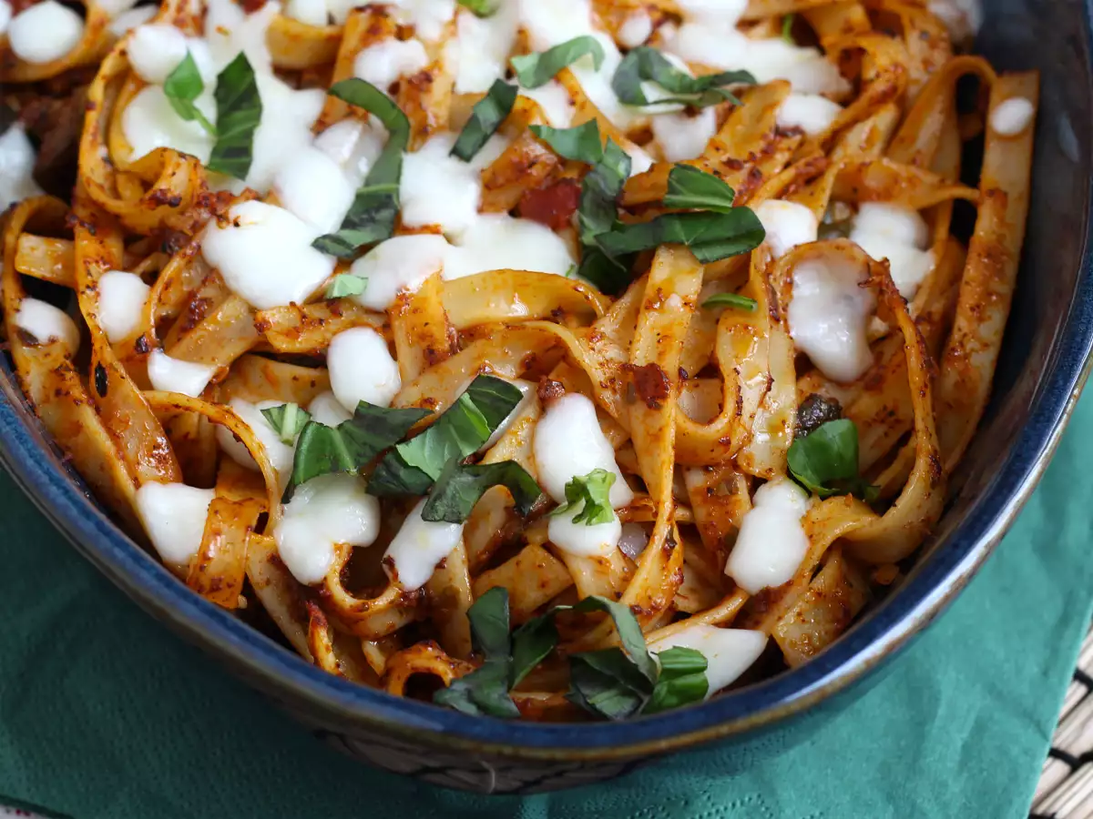 Ovnbagte tagliatelle – opskrift mod madspild med pastarester - foto 2