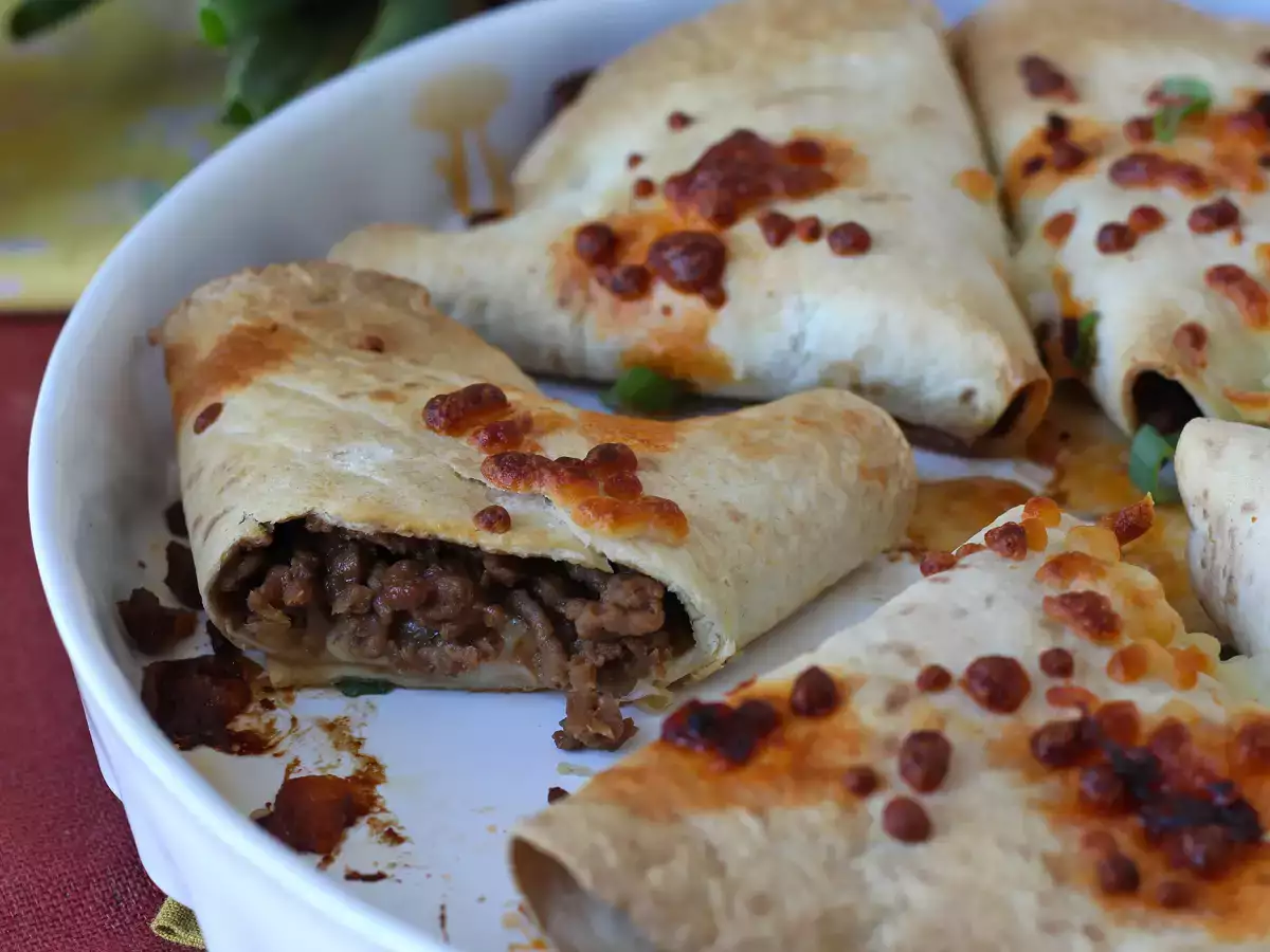 Ovnbagte tortillas med krydret oksekødsfyld – quesadilla-style - foto 3