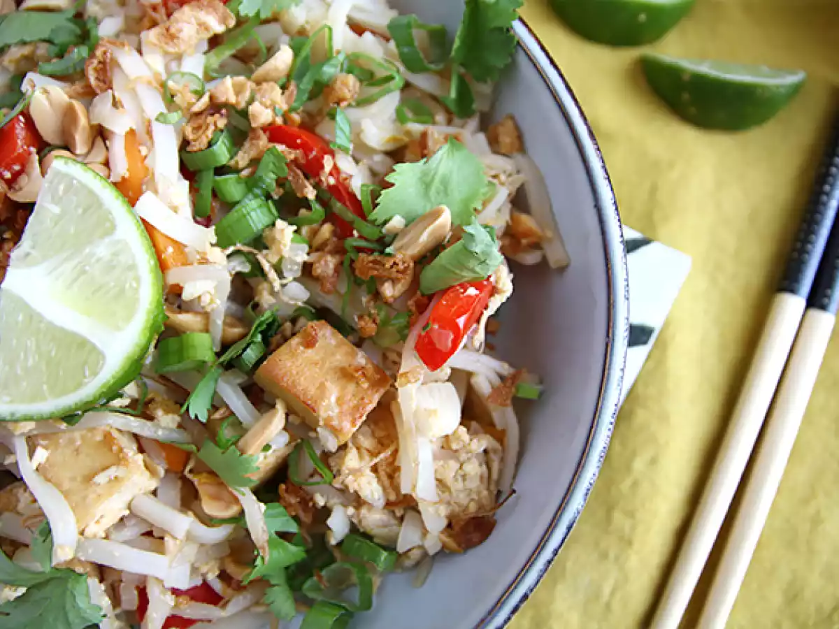 Pad thai med tofu - foto 2