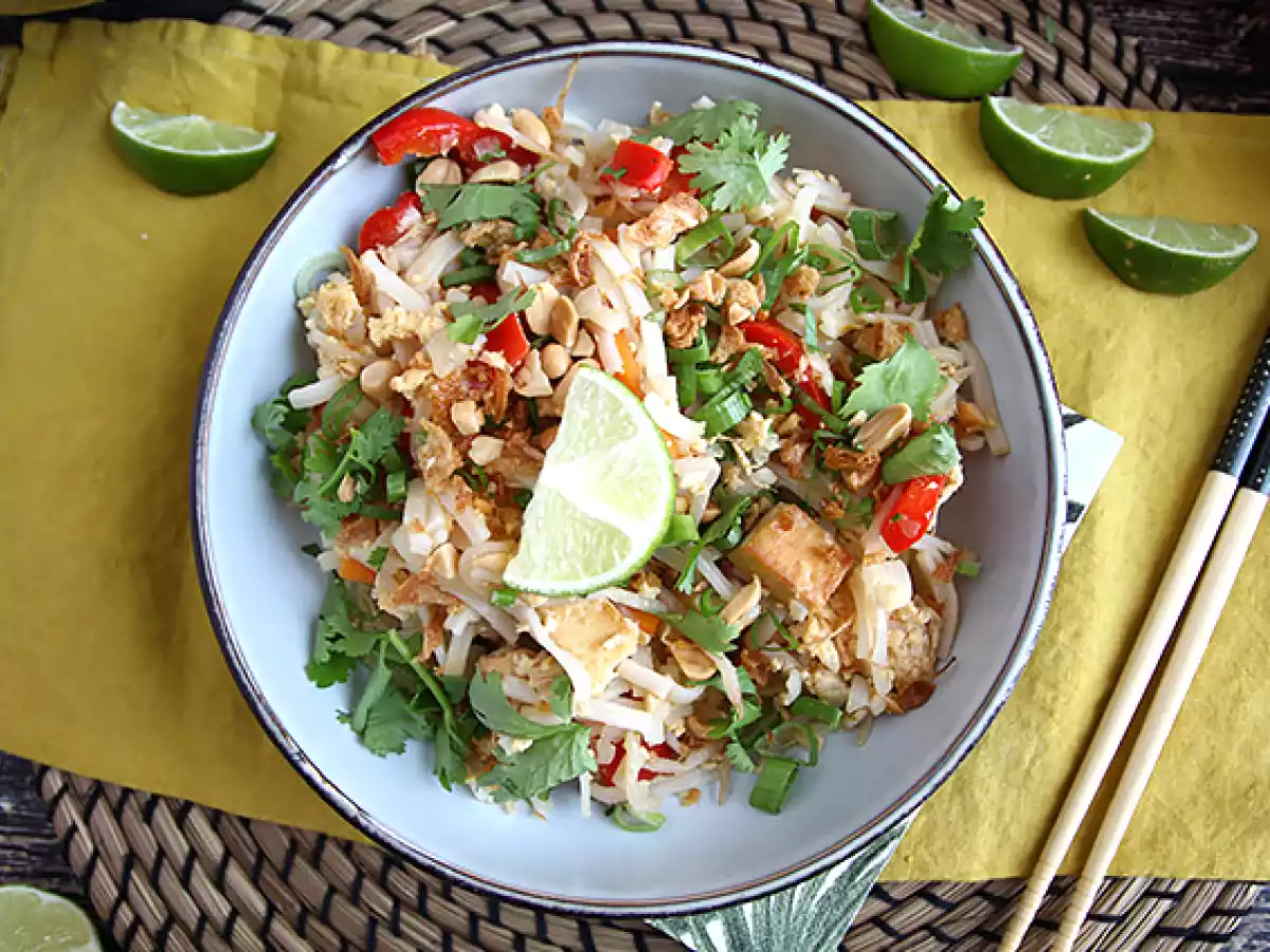 Pad thai med tofu - foto 3