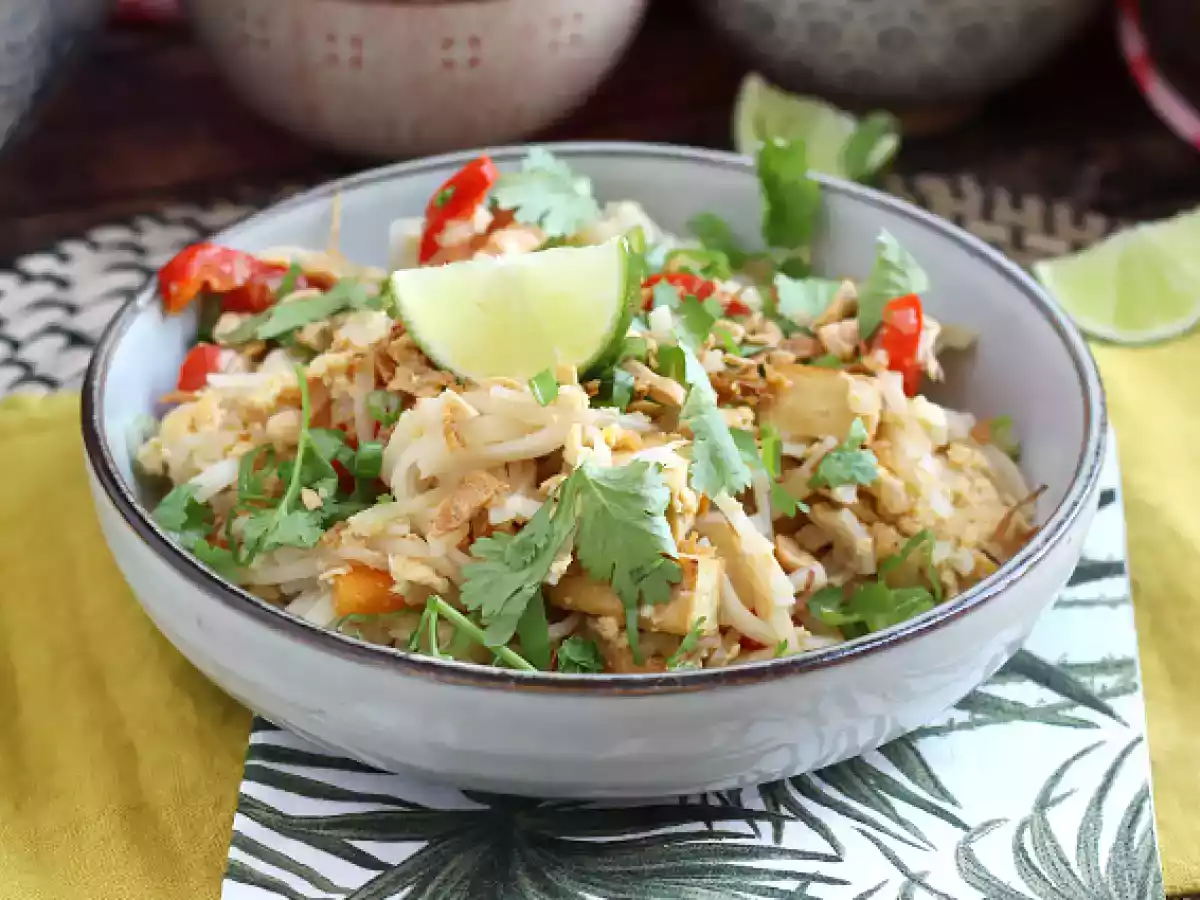 Pad thai med tofu - foto 5