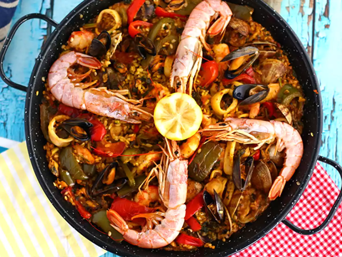 Paella med fisk og skaldyr - foto 2