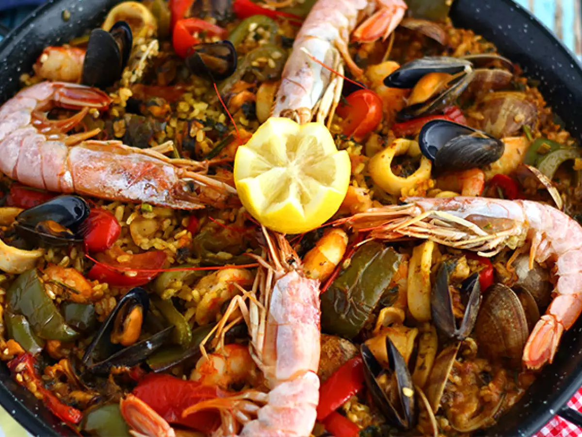 Paella med skaldyr - foto 3