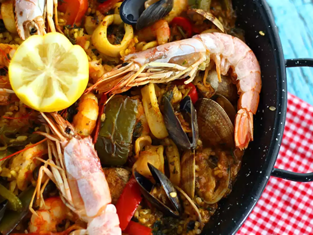 Paella med skaldyr - foto 4