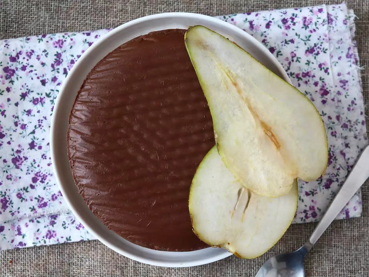 Pærefudge med chokolade – en supernem dessert med kun 2 ingredienser! - foto 4