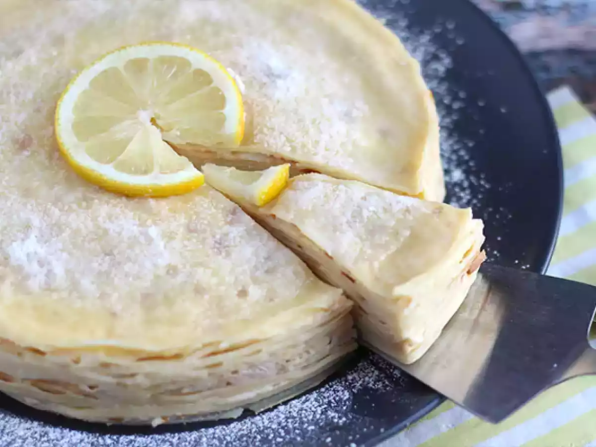 Pandekagekage med citron