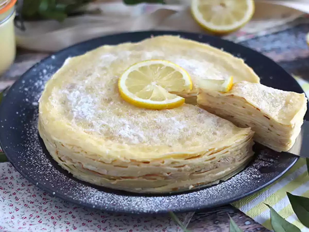 Pandekagekage med citron - foto 3