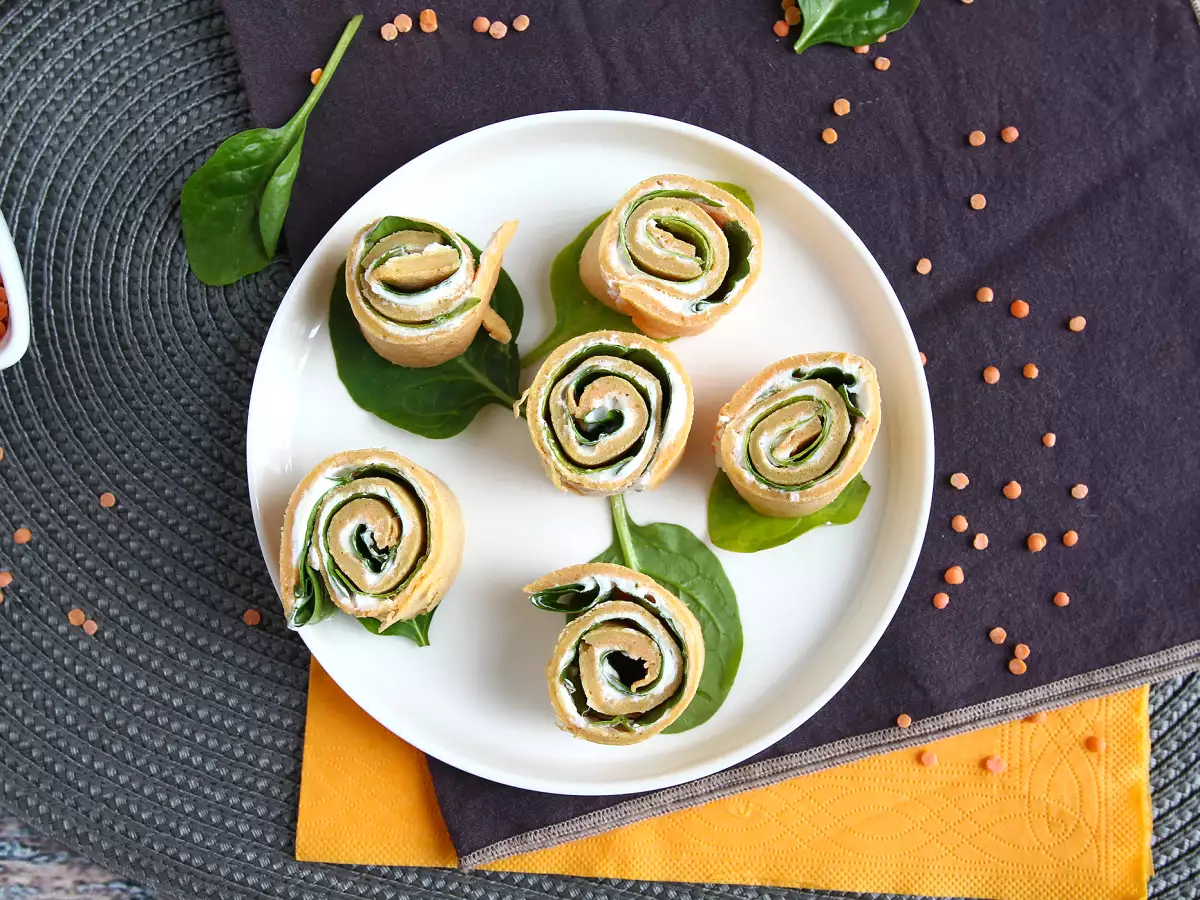 Pandekager af røde linser – kun 2 ingredienser - foto 4