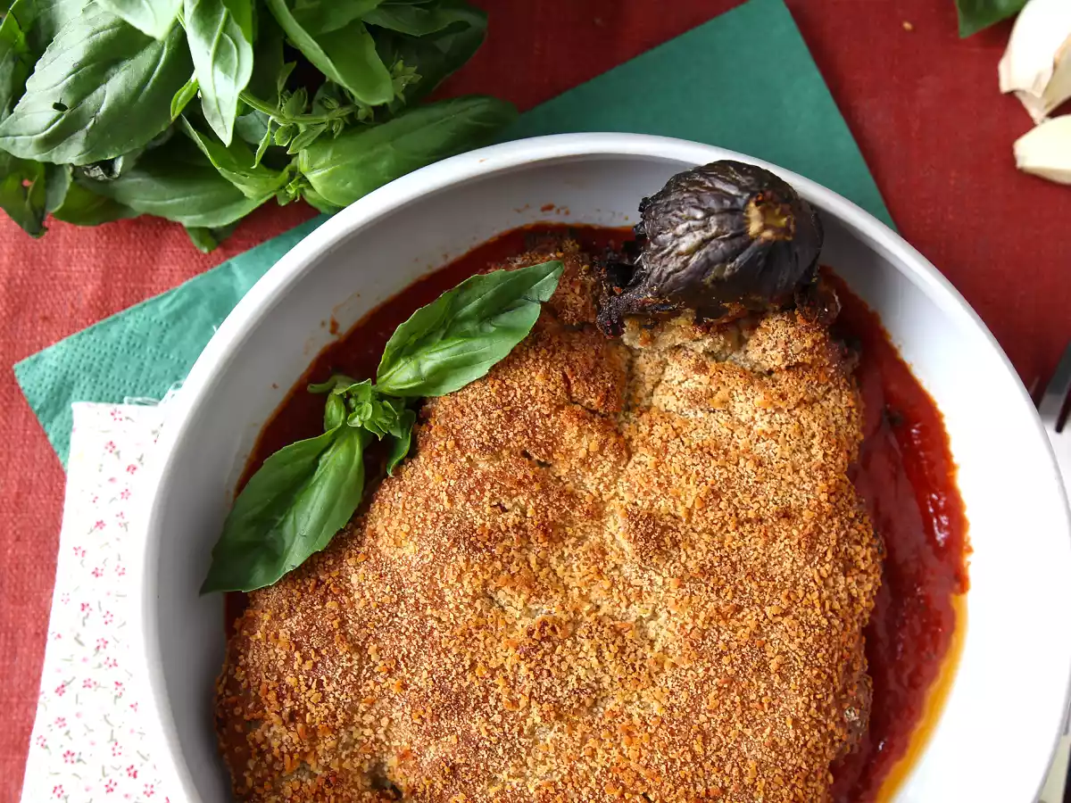 Paneret aubergine i milanesisk stil, men vegetarisk - Air Fryer cooking - foto 4