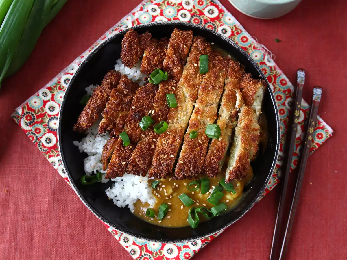 Paneret aubergine med panko i japansk katsu-karry-stil – vegetarisk - foto 5