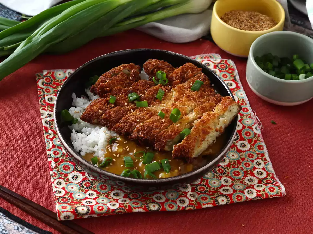 Paneret aubergine med panko i japansk katsu-karry-stil – vegetarisk - foto 6