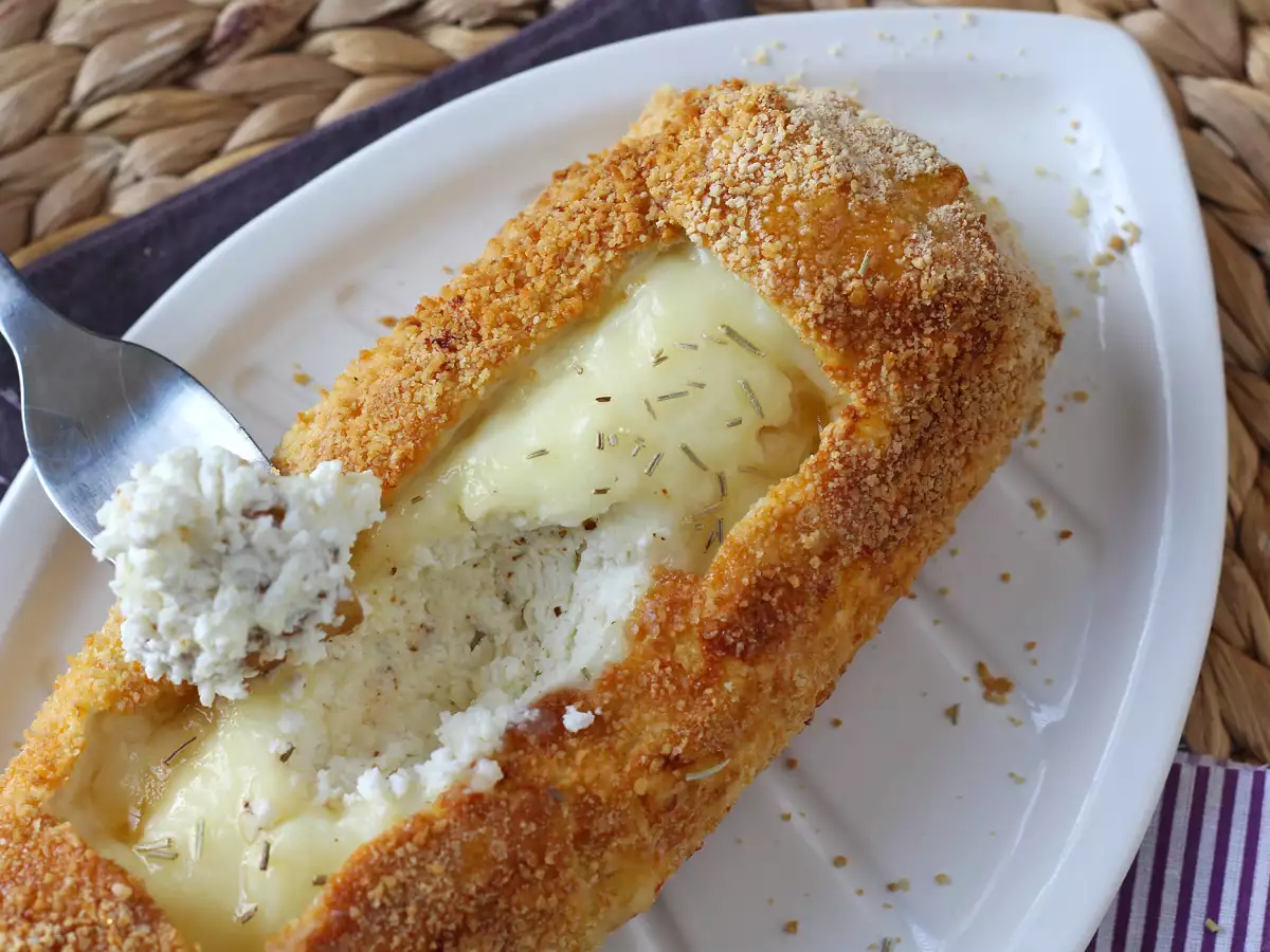 Paneret gedeost i airfryer – sprød udenpå og blød indeni: ren comfort food! - foto 3