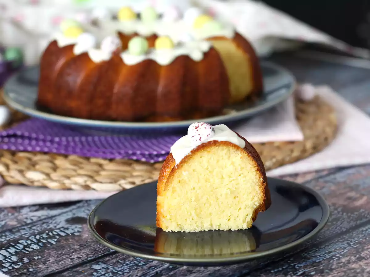 Påskebundtkage med citron og hvid chokolade - foto 3