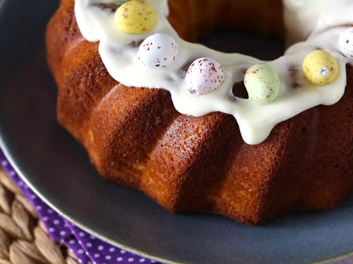 Påskebundtkage med citron og hvid chokolade - foto 4