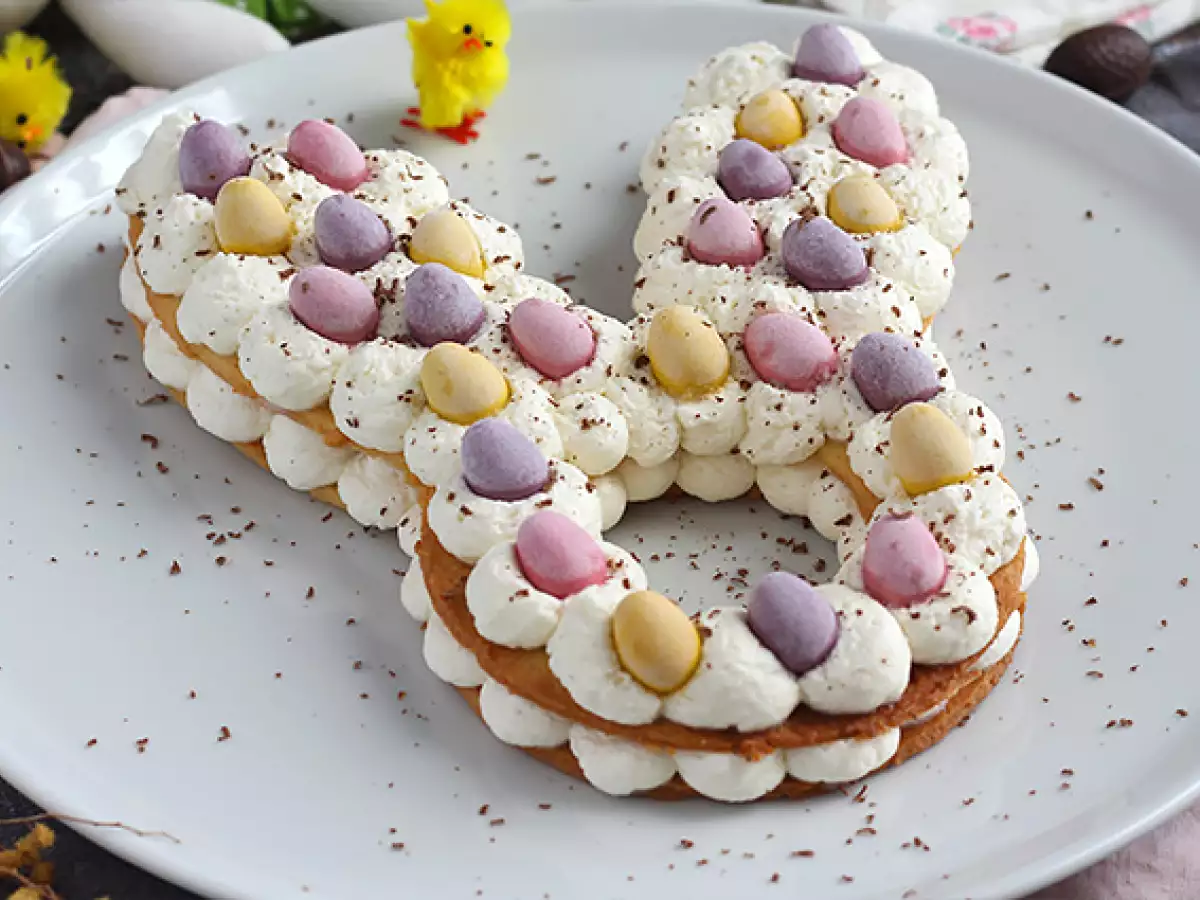 Påsketærte med kanin og chokoladeæg - foto 3