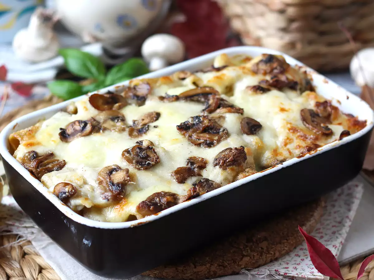 Pasta al forno ai funghi: den perfekte cremede og trevlede opskrift til efteråret