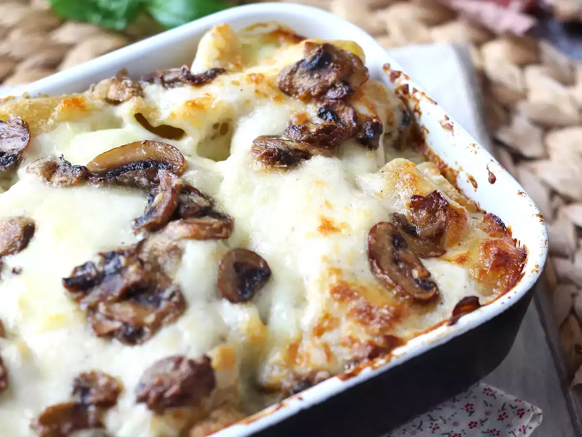 Pasta al forno ai funghi: den perfekte cremede og trevlede opskrift til efteråret - foto 2