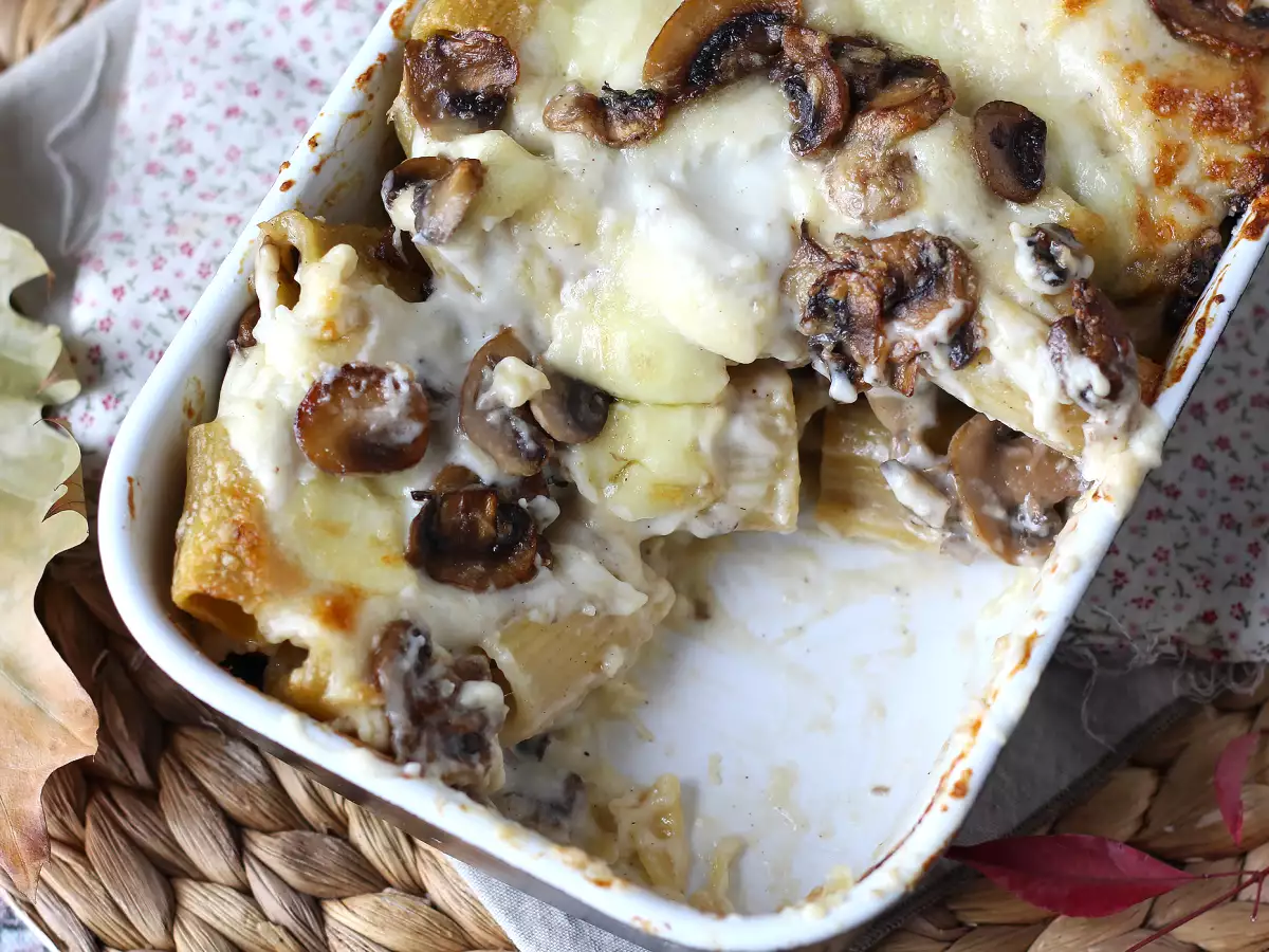 Pasta al forno ai funghi: den perfekte cremede og trevlede opskrift til efteråret - foto 5