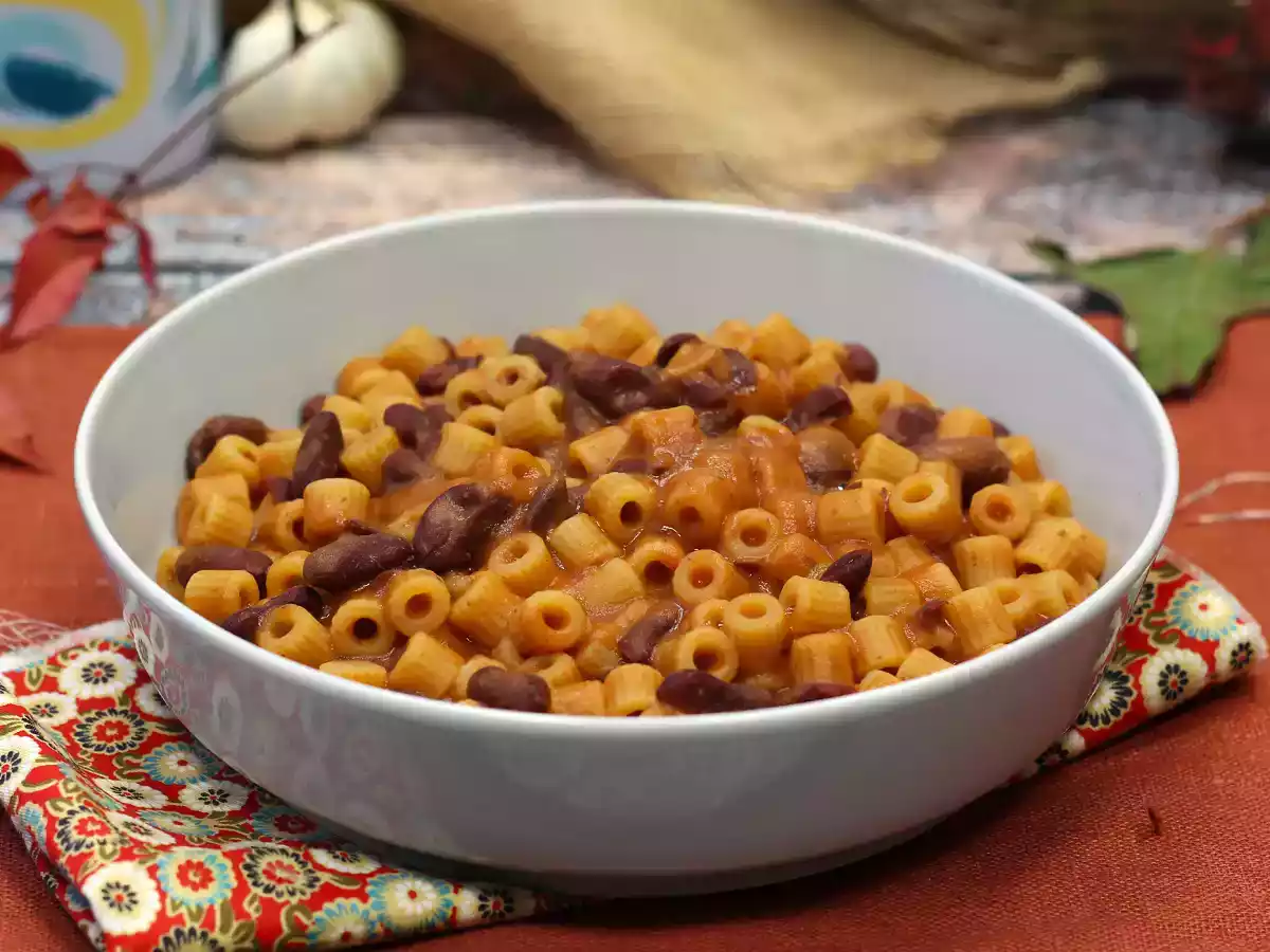 Pasta e fagioli, den hurtige og cremede opskrift