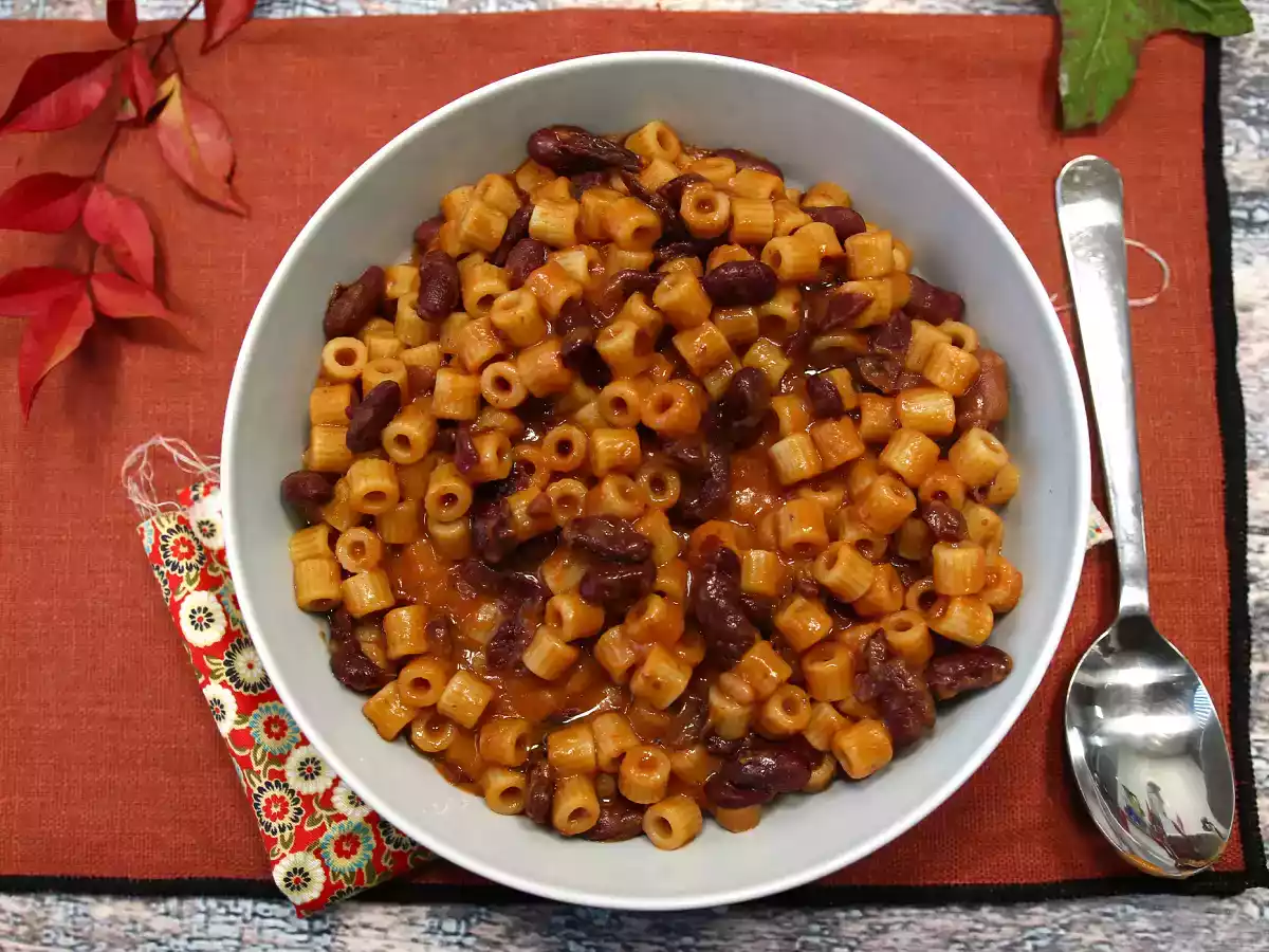 Pasta e fagioli, den hurtige og cremede opskrift - foto 3