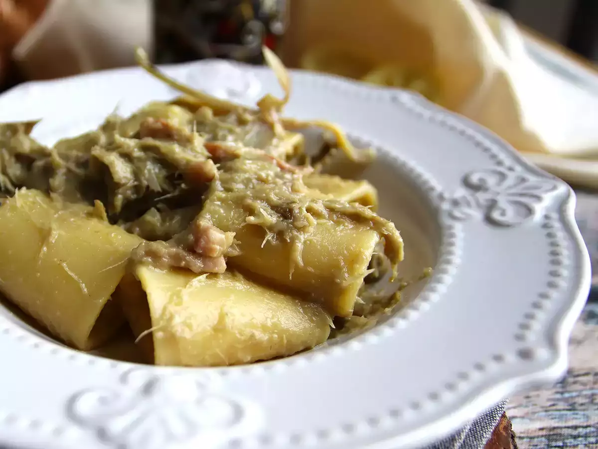 Pasta med artiskokker og bacon – en velsmagende pastaret, der er nem at tilberede - foto 4