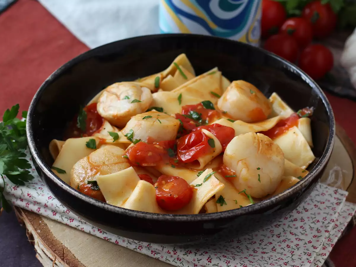 Pasta med kammuslinger – en elegant pastaret med skaldyr - foto 5